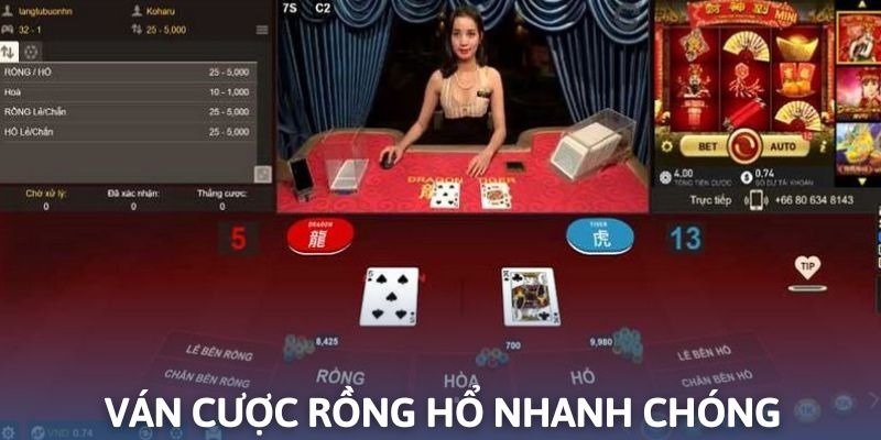 Ván cược diễn ra nhanh chóng, đơn giản cho hội viên